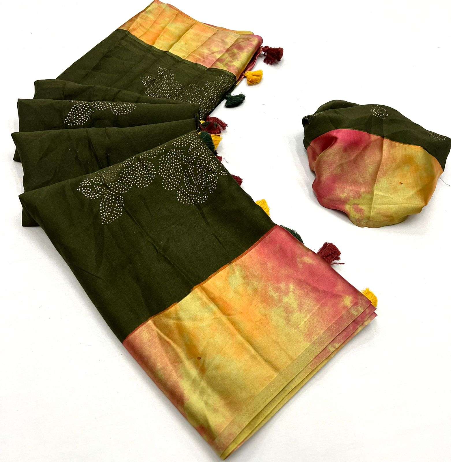 dhaga zamaka designer soft silk saree