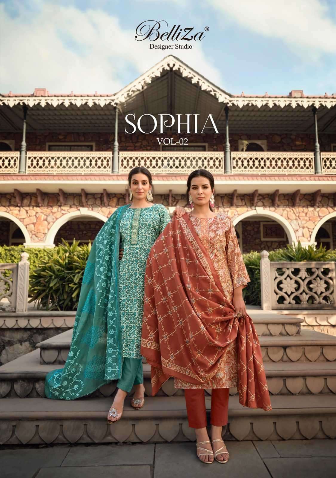 belliza sophia vol 2 series 894001-894008 Pure Blossom Cotton suit