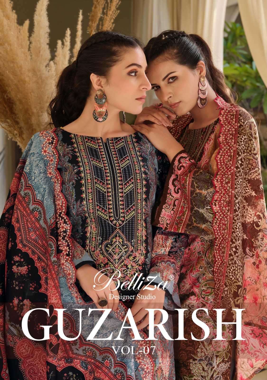 belliza guzarish vol 7 series 910001-910008 Pure Cotton suit