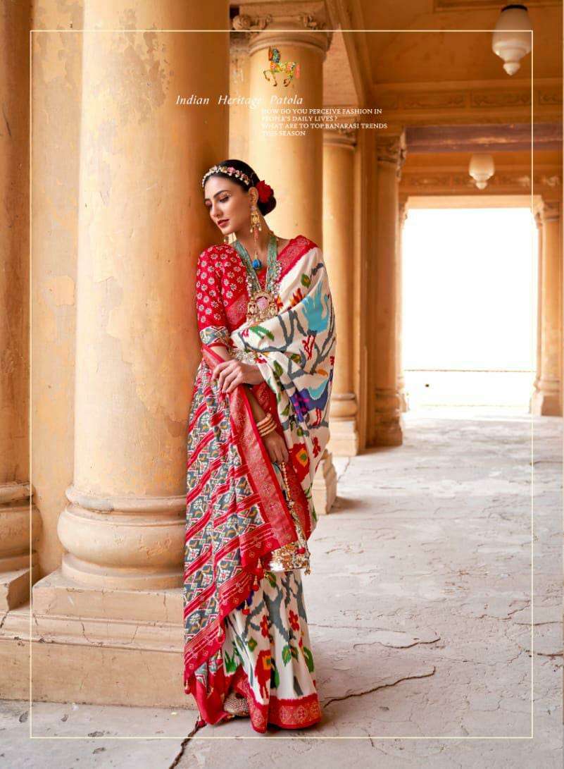 REWAA Patola Vol-4 designer Pure Silk  Designer Patola saree
