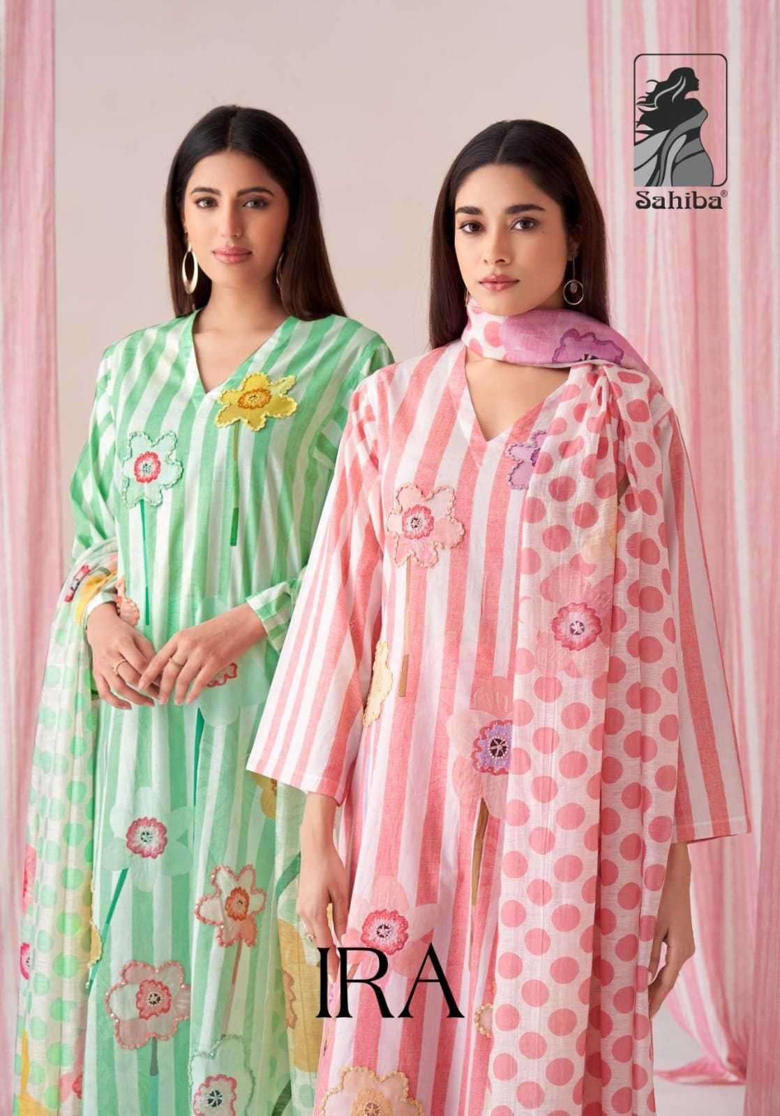 sahiba ira pure cotton lawn digital print suit 