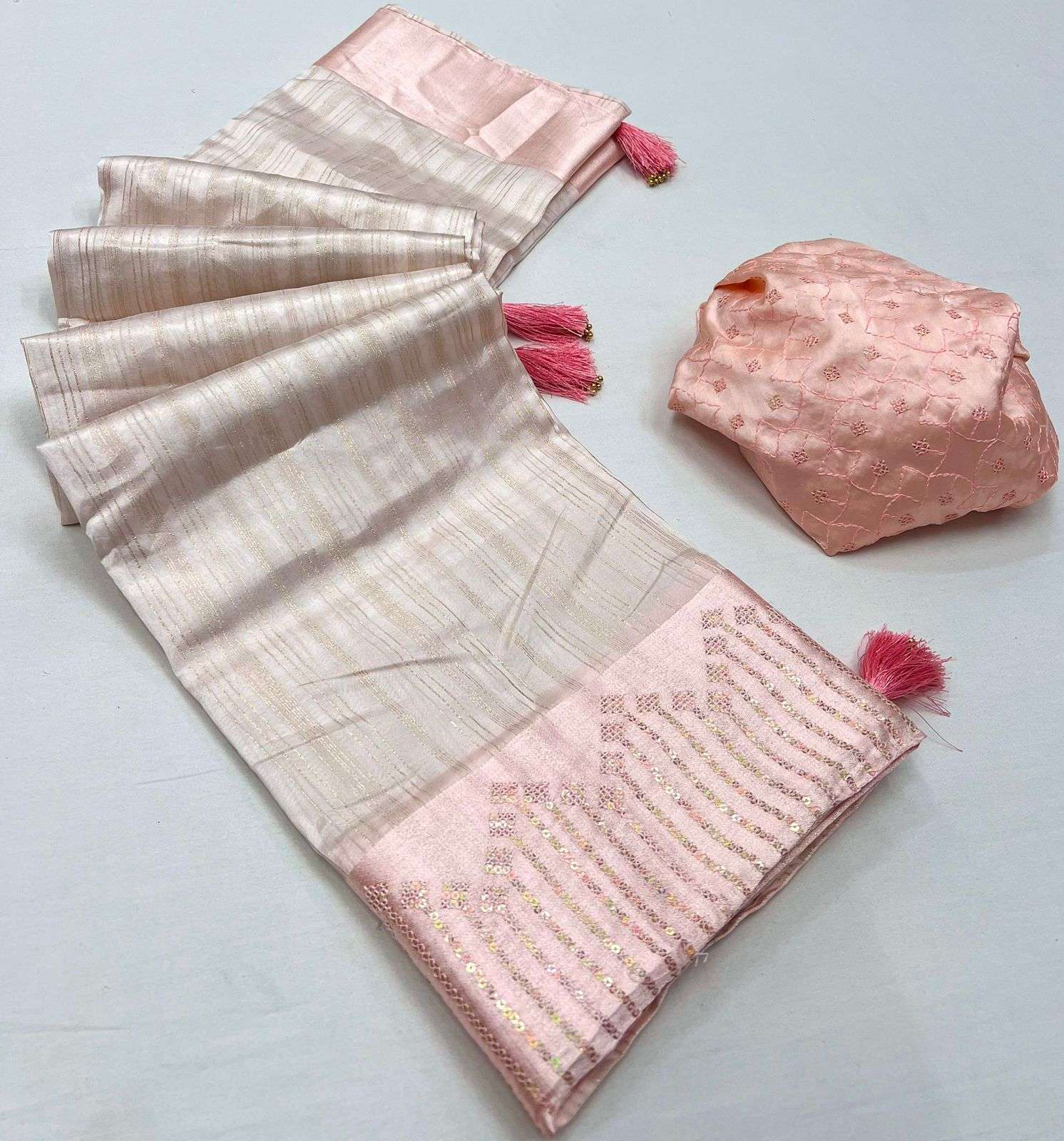 LT Fabrics SAFFRON-2 designer Organza saree 