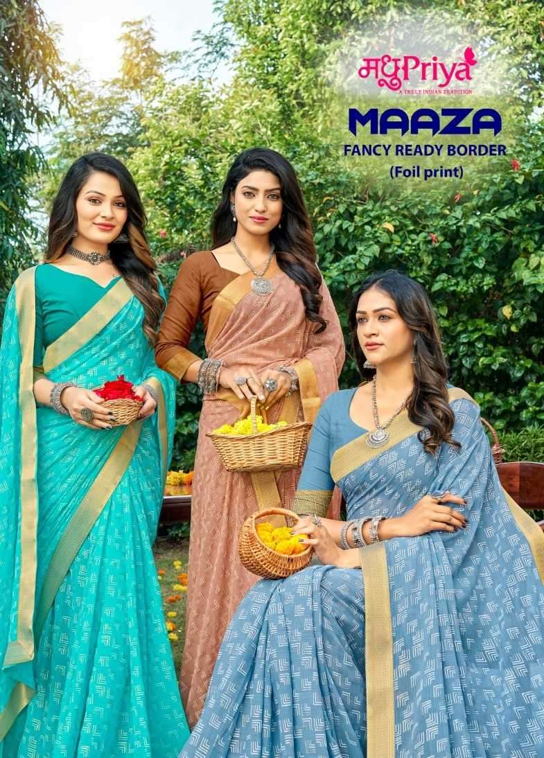 madhupriya maaza vol 2 series 1001-1008 zomato saree