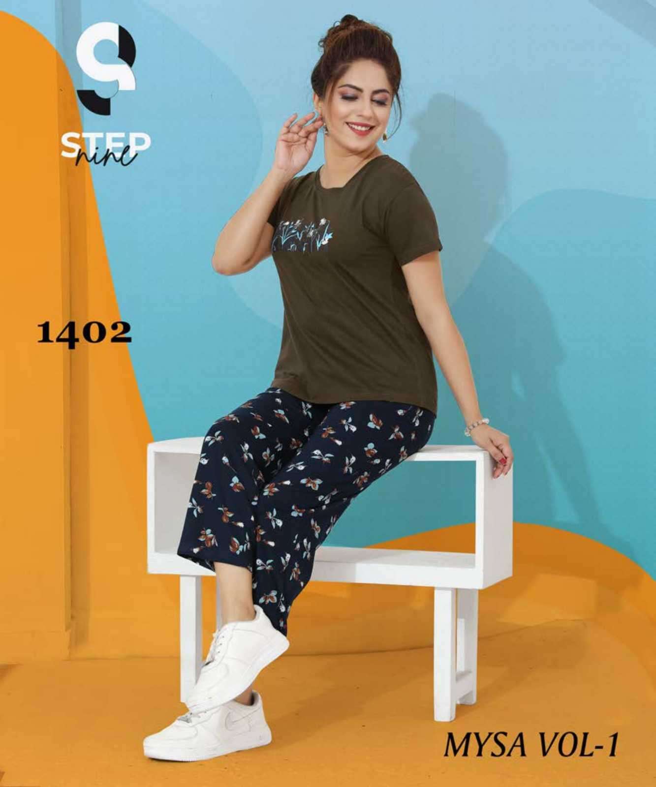 step9 mysa vol 1 series 1401-1404 Cotton tshirt with payjama